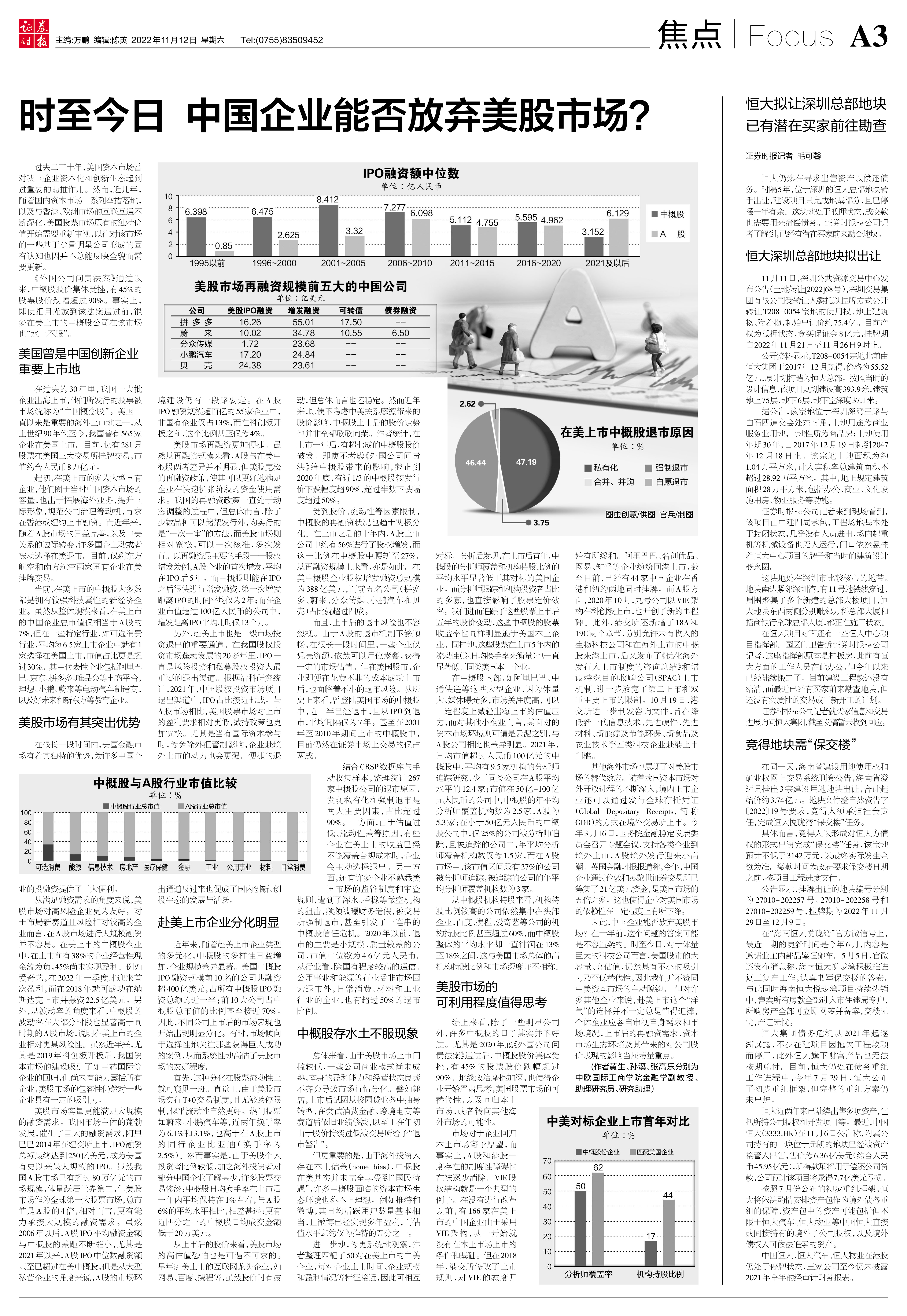 黄生:中国企业能否放弃美股市场?