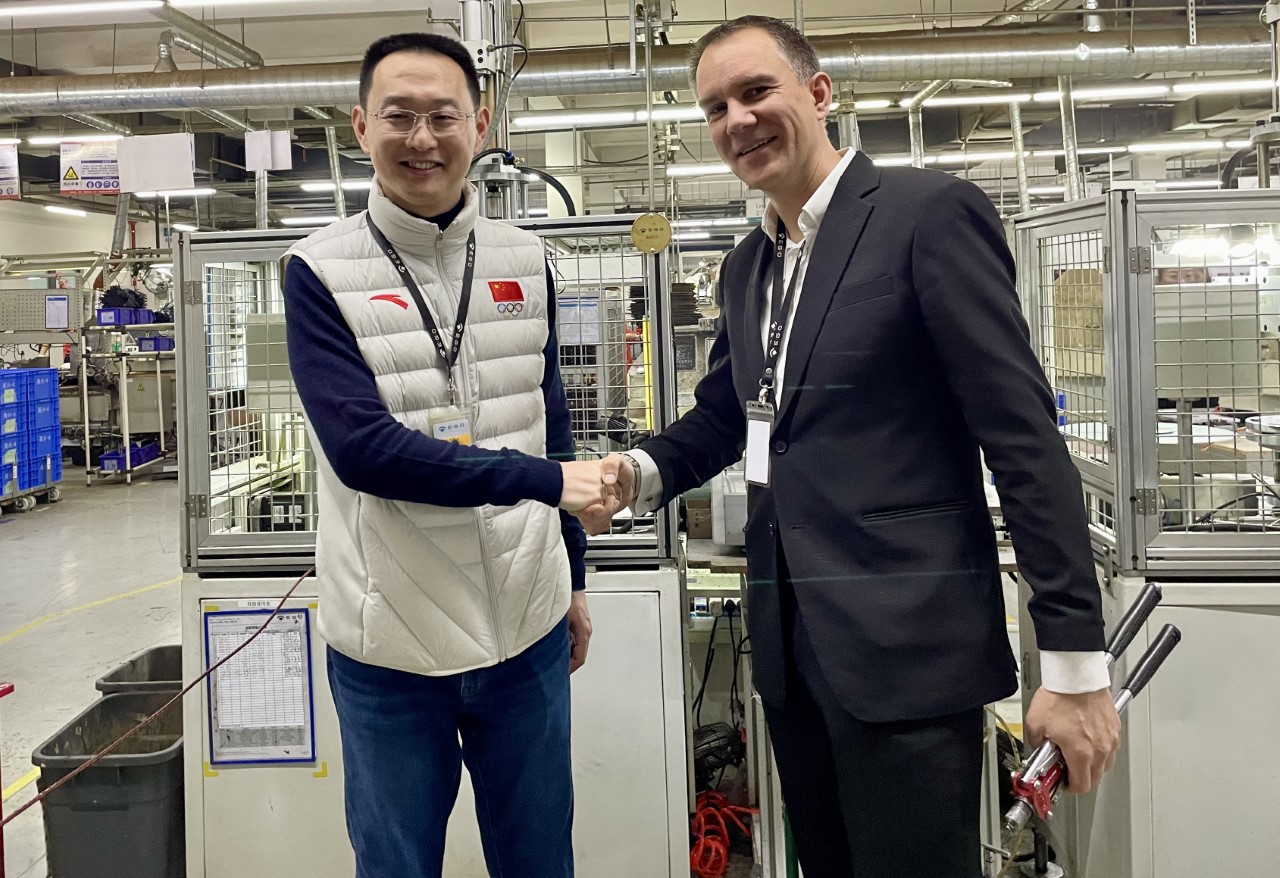 Andreas and Shuwei Wang, Global EMBA 2020 alumni