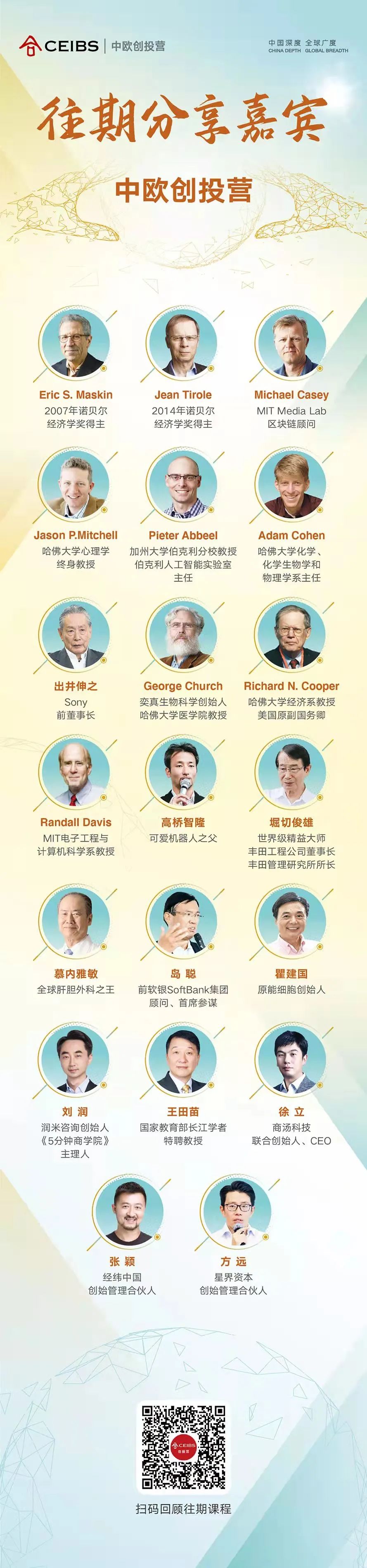 全球顶尖分享嘉宾