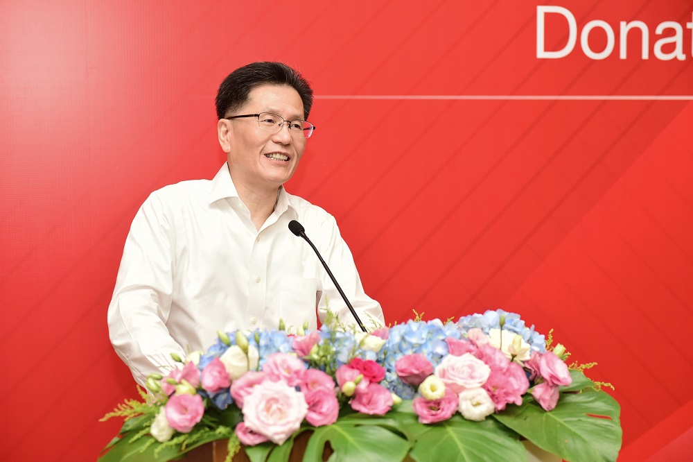 朱天教授致欢迎词