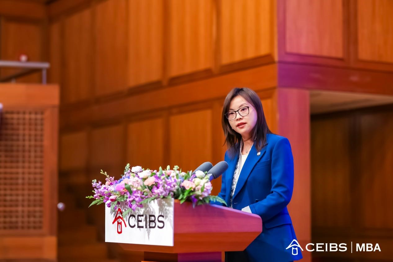 中欧国际工商学院市场营销学副教授、副教务长兼MBA课程主任 张玲玲致辞